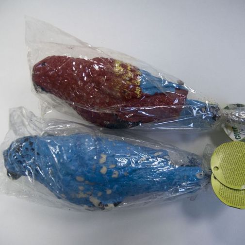 Аромасвеча Попугай (Красная и синяя) В упаковке Аромасвеча Попугай (Красная и синяя) В упаковке