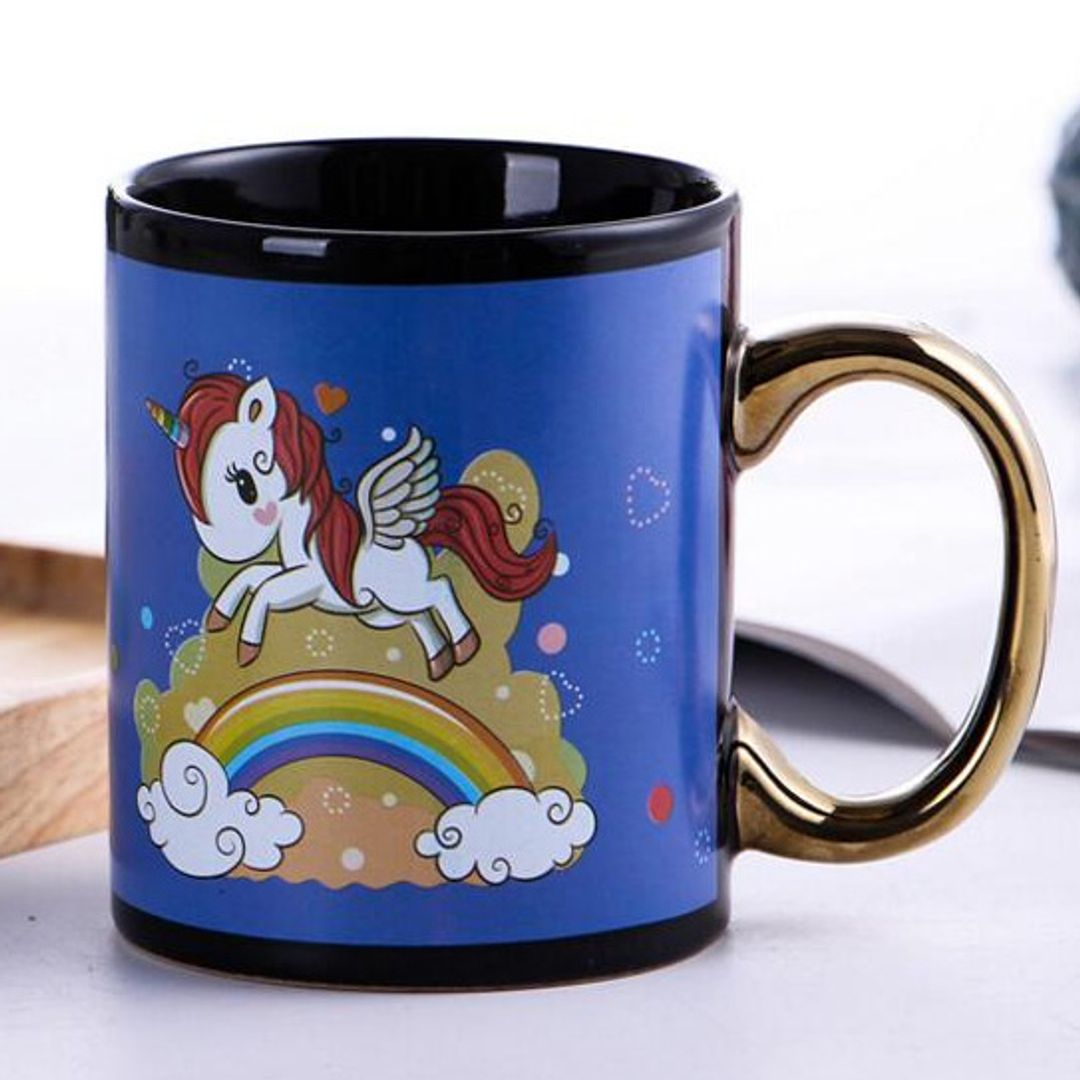 Термокружка Единорог на радуге