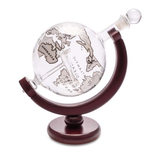 Декантер для виски на деревянной подставке Globe (0.8 л) Декантер для виски на деревянной подставке Globe (0.8 л)