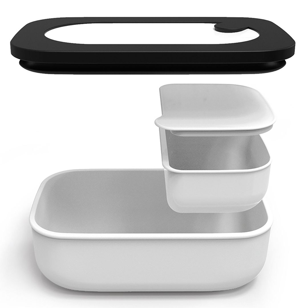 Ланч-бокс On The Go белый (900 мл)