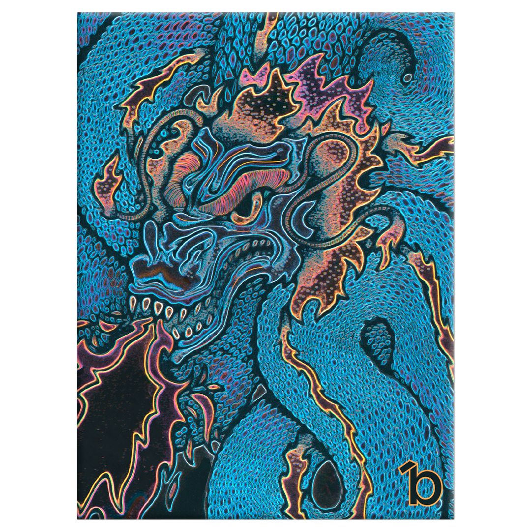 Обложка для паспорта Bumaga Neon Dragon Обложка для паспорта Bumaga Neon Dragon