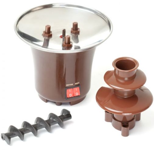 Шоколадный фонтан 2 яруса Удобно мыть