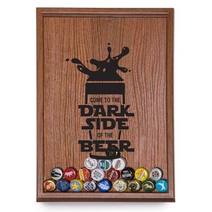 Копилка для пивных крышек Dark Side (Орех) Копилка для пивных крышек Dark Side (Орех)