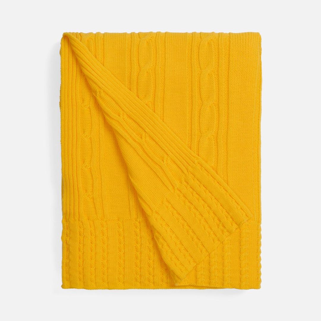 Плед Remitt (желтый)