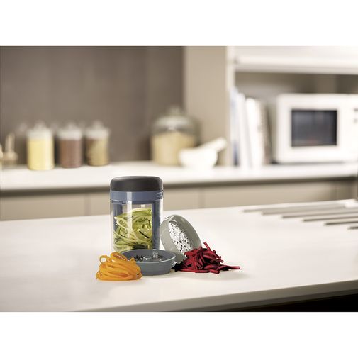 Терка спиралайзер с тремя лезвиями и контейнером для хранения Spiro