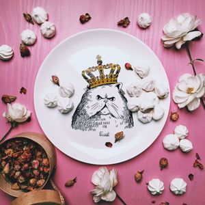 Тарелка Кот в короне Еще