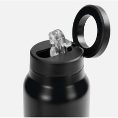 Термобутылка Magnus с магнитным держателем для телефона (черный)