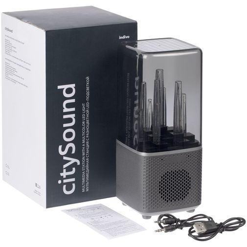 Беспроводная колонка с подсветкой citySound Беспроводная колонка с подсветкой citySound