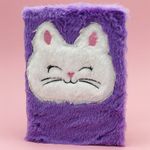 Блокнот плюшевый Cat violet