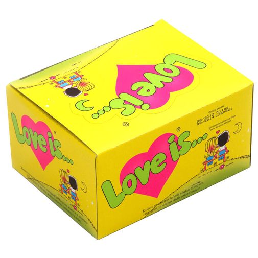 Жвачка Love Is (100 шт.) (Кокос и ананас)