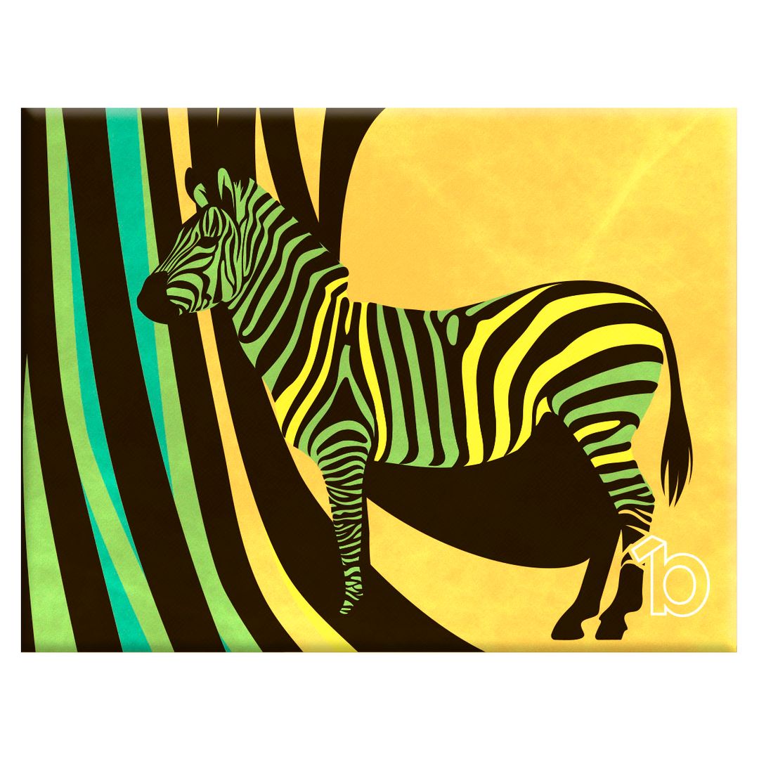 Кошелек Bumaga Neon Zebra