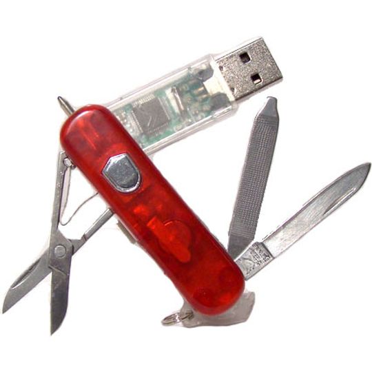 Флешка Швейцарский нож 8 Гб (Красный)