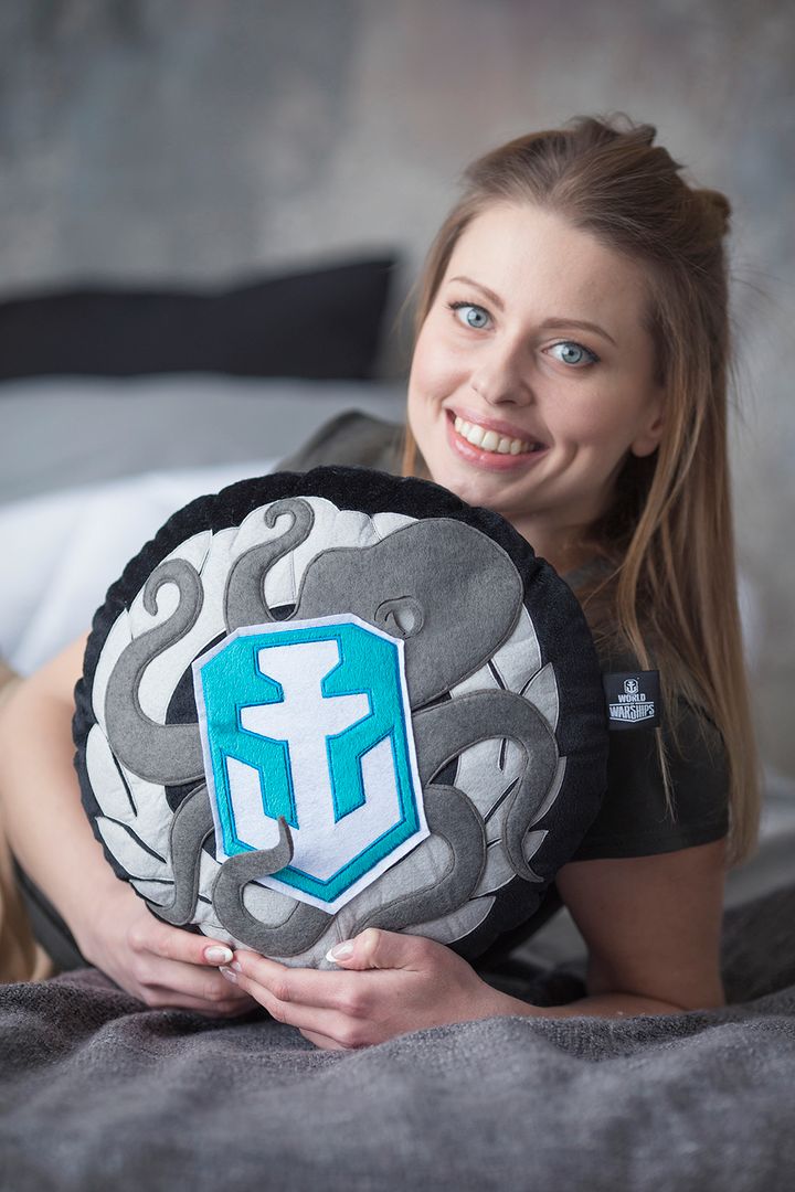 Подушка круглая World of Warships Награда моряка Подушка круглая World of Warships Награда моряка