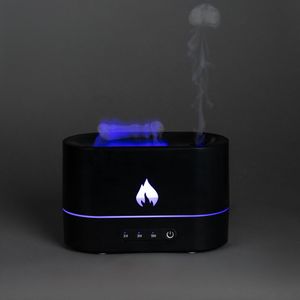 Увлажнитель-ароматизатор пламя Fuego (Черный)