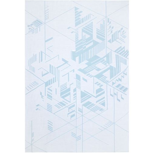 Плед Winterflake (Бело-голубой с люрексом) Плед Winterflake (Бело-голубой с люрексом)