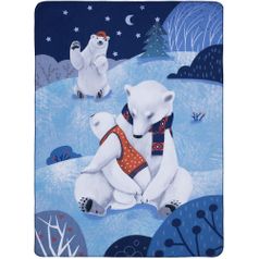 Флисовый плед Wintart Bear