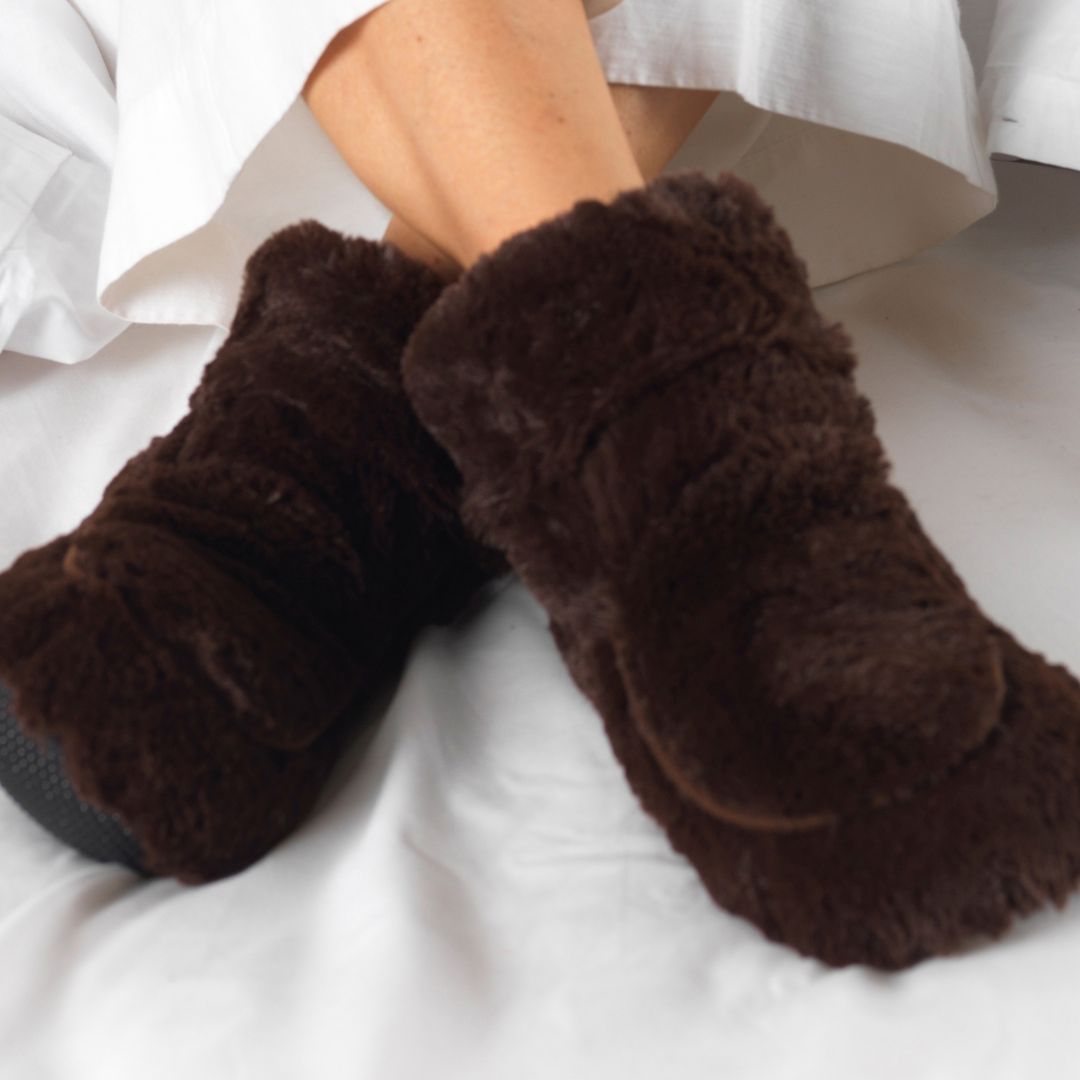 Сапожки-грелки (темно-коричневые) Сапожки-грелки (темно-коричневые)