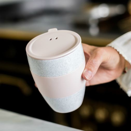 Термокружка Aroma To Go Organic синяя (400 мл)
