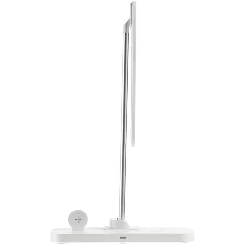 Настольная лампа с беспроводной зарядкой Power Light (белый)