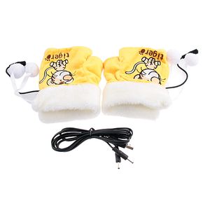 Перчатки с подогревом от USB Тигра