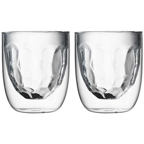 Стакан с двойным дном Elements Metal (2 шт)