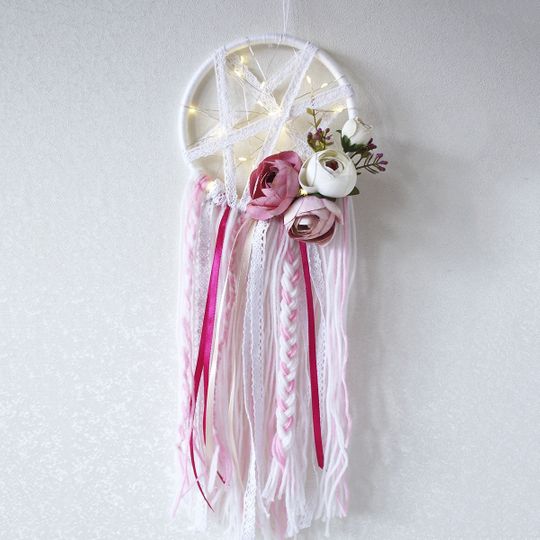 Набор для творчества Венок с гирляндой и цветами Бохо Набор для творчества Венок с гирляндой и цветами Бохо