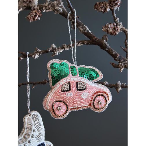 Набор елочных украшений Christmas jewels из коллекции New Year Essential, 4 шт.