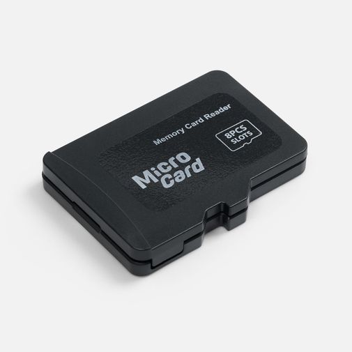 Футляр для карт памяти и SIM-карт Multitask (черный)