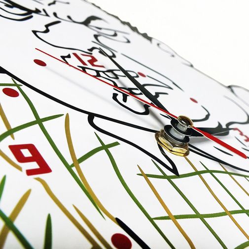 Часы настенные Будь мужиком Вид сбоку Часы настенные Будь мужиком Вид сбоку