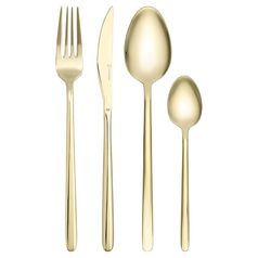 Набор столовых приборов Pure, золотистые глянцевые, 24 пред. Набор столовых приборов Pure, золотистые глянцевые, 24 пред.