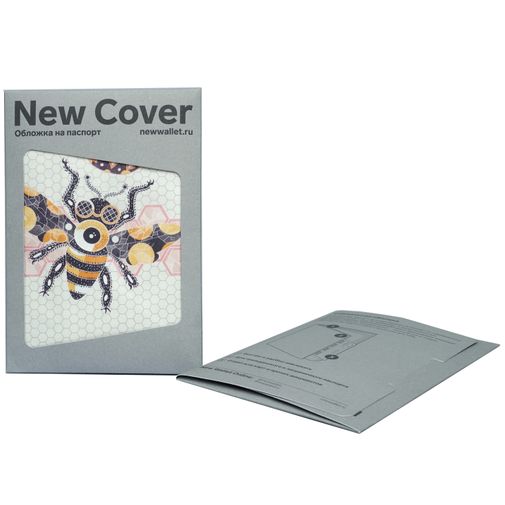 Обложка для паспорта New wallet New BeeFly