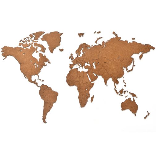 Декоративная Карта мира Wall Decoration Brown mini