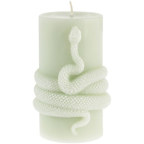 Свеча Snake Knot (Зеленая)