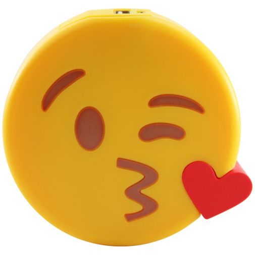 Внешний аккумулятор Power Bank Emoji Поцелуйчик