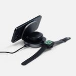 Складная станция беспроводной зарядки flowPad (серый)