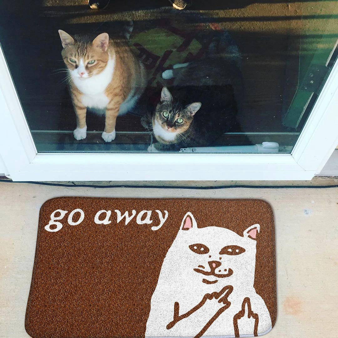 Коврик для входной двери Go away Коврик для входной двери Go away