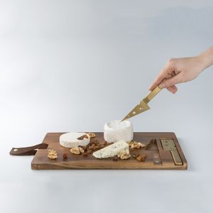 Доска для нарезки сыра + 2 ножа Cheeseporn