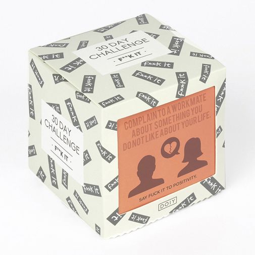 Челлендж 30 дней F**k It Челлендж 30 дней F**k It