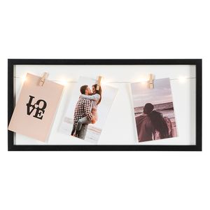 Рамка для фотографий с подсветкой Everyday (23х49 см, черный)