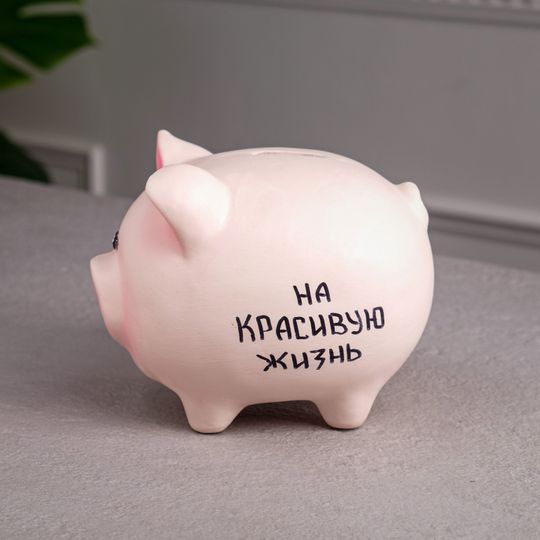 Копилка Свинка На красивую жизнь