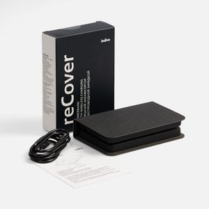 Внешний аккумулятор с беспроводной зарядкой reCover 8000 мАч (черный) Внешний аккумулятор с беспроводной зарядкой reCover 8000 мАч (черный)