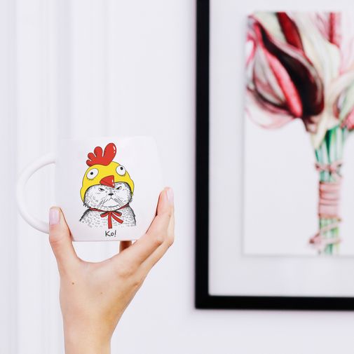 Кружка Кот в костюме Ко Кружка Кот в костюме Ко