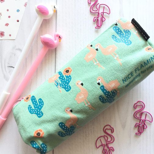 Пенал Фламинго (Зеленый) Пенал Фламинго (Зеленый)