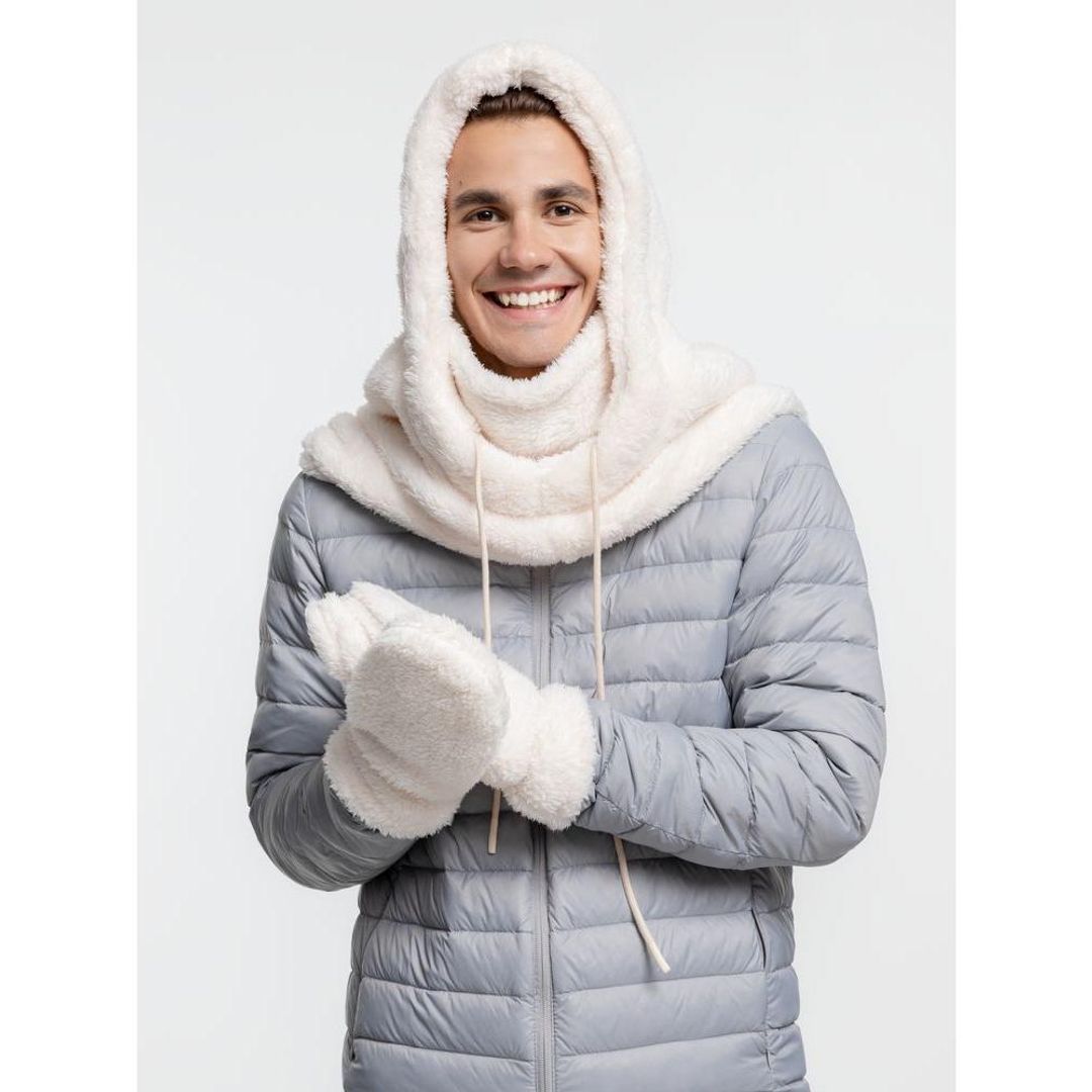 Балаклава-капюшон Flocky (Молочная) Балаклава-капюшон Flocky (Молочная)