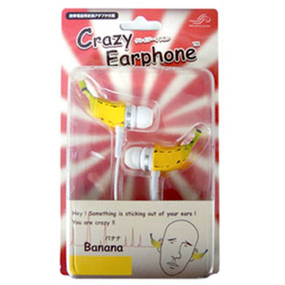 Crazy Earphones Наушники Бананы Crazy Earphones Наушники Бананы