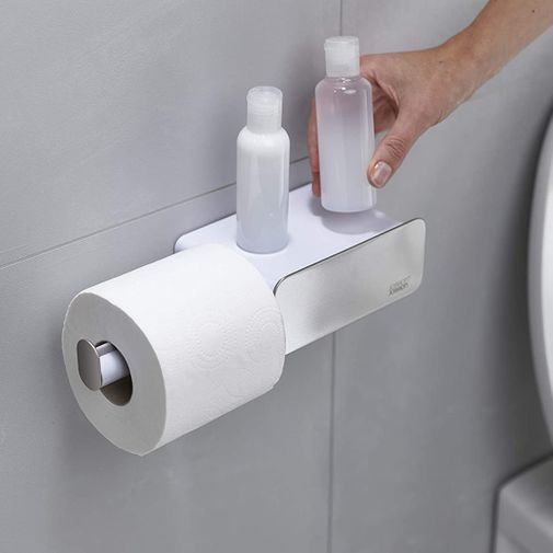Держатель для туалетной бумаги с отсеком для хранения EasyStore Steel Держатель для туалетной бумаги с отсеком для хранения EasyStore Steel
