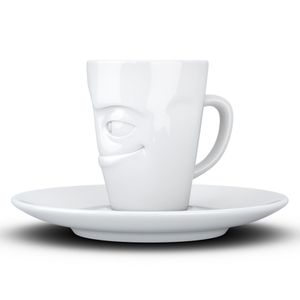 Кофейная чашка с блюдцем Tassen Impish (Белый)