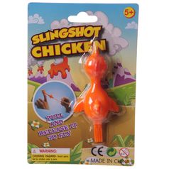 Летающий цыпленок Slingshot Chicken (Оранжевый)
