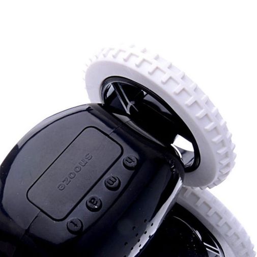 Убегающий будильник Clocky Черный