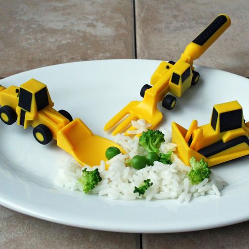 Набор детских столовых приборов Трактор